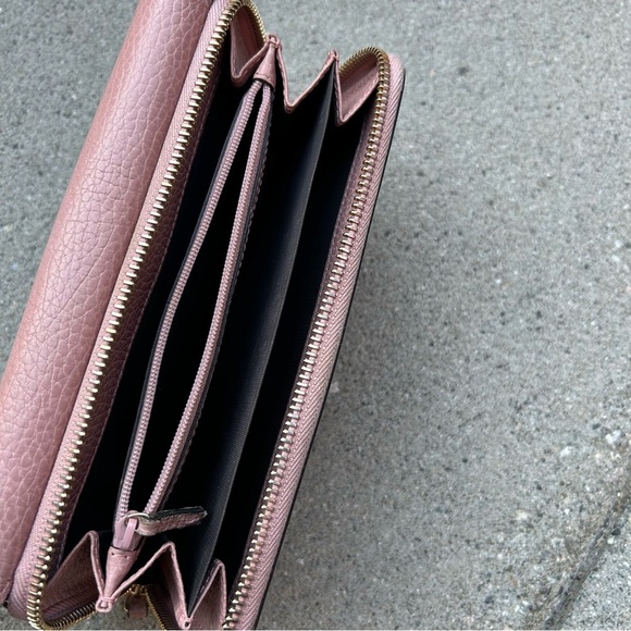 Gucci‎ Pink Leather Long Continental Wallet - Picture 15 of 16